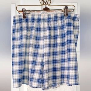 Boxer plaid shorts